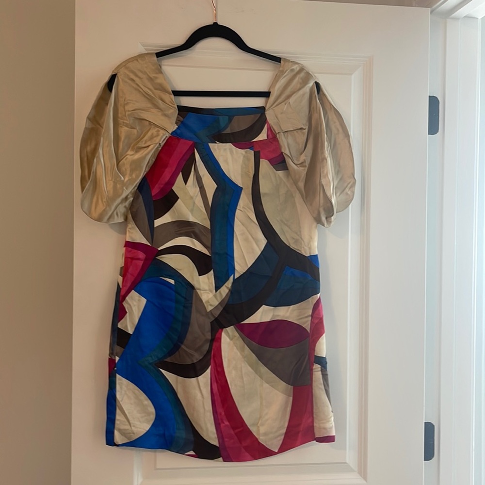 Diane Avon Furstenberg geometric silk dress